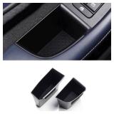 TTCR-II Compatible with Door Handle Organizer Tray Mazda 3 2019-2025, Fits for Door Storage Box Mazda CX-30 2020-2025 at Driver and Front Passenger Side (2 Pcs)