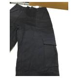 Lepunuo Cargo Pants for Women Baggy Zipper Y2K Pants Light Baggy Jogger Black Medium