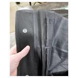 Hualleko Over the Door Shoe Organizer,40-Pocket Hanging Shoe Rack for Closet Door,Shoes Storage Holder Hanger with Large Mesh Pocket for Women Men Shoes,Flip Flops(Black)