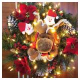 Green Convenience Christmas Lights 33ft 100 LED Battery String Lights with Timer Memory Function USB or Battery Powered Waterproof String Lights for Indoor Outdoor Decoration