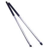 Jiayouy 1 Pairs 5A Aluminium Alloy Drum Sticks Durable Non-slip Exercise Drumsticks for Students and Adults Musical Instrument Percussion Accessories, Rubber Tips