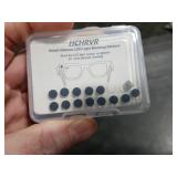 14PCS LED Light Blocking Stickers Compatible with Ray Ban Meta Wayfarer/Skyler/Oakley Meta HSTN Smart Glasses Accessories, Low-Tack Restickable Blackout Light Covers Sticker (14)p