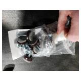 Sumnacon Adjustable Felt Pads Furniture Levelers for Table, Chair, Furniture Legs, 8 Pcs Heavy Duty High Density Felt Floor Protector with Metal T-Nuts - Adjustable Height 0.5 to 1