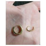 Gold Hoop Earrings Sets
