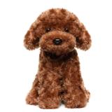 WEIGEDU Adorable Labradoodle Plush Toy Fluffy Red Poodle Stuffed Animal Dog Puppy, 12.6 - Perfect for Kids, Babies, Birthday, Nursery