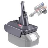 Upgrade for Dyson V7+V8 Battery Adapter Replacement, for Makita 18V Battery Work for Dyson V7/V8 Series Vacuum Cleaner (V7 V8 Common)