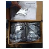 HOLKIE Retractable Casters Heavy Duty Casters with Lifting and Lowering Function Maximum Load of 700 lbs (4 casters) for Workbenches or Other Equipment