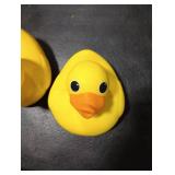Hungdao 2 Pcs Duck Stress Toys Duck Stress Balls for Slow Rising Squeeze Sensory Toy PU Foam Fun Appreciation Gift Stocking Stuffer Anxiety Relief Prize Fidget Party Favor Adults Cute Office