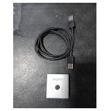 iDsonix USB 3.0 Switch Aluminum, Bi-Directional USB Switcher 1 in 2 Out (2 in 1 Out), Share 1 Device Between 2 Computers for Printer Mouse Keyboard, USB Sharing Switch Support CarPlay,Android Auto