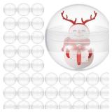 JOINPAYA Bulk Easter Gumball Vending Machine Capsules: 1.5 inches Empty Gumball Round Capsules Claw Machines Balls Plastic Containers for Easter Prizes Party Favors