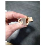 2PCS Gel Toe Separators for Overlapping Toes, Toe Spacers for Bunions Bunion Corrector for Women and Men, 2 Loops Bunion Corrector for First Two Toes