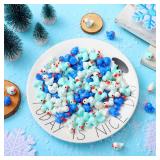 Realspring 100 Mini Resin Ducks Tiny Duck Figurines Bulk Cute Figures Mini Duck for Winter Miniature Landscape Garden Accessories Desktop Layered Tray Ornament Birthday Party Decor