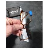 Gaoye Blue Light Blocking Glasses - Trending Round TR90 Frames, Metal Arms, UV400 Protection - Matching Soft Case