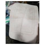 YIHOUSE Memory Foam Bath Mat Set, Bathroom Rugs Sets 3 Pieces, Non Slip Bath Mats for Bathroom, Super Soft and Water Absorbent Bath Rug Set, Machine Washable U Shape Toilet Rug,Beige