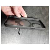 CACOE Magnetic Case for iPhone 15 Pro 6.1 inch with 360 Rotatable Ring Stand, Compatible with MagSafe Car Phone Mount, Cases Cover Phone Holder for Desk Meeting/Videos Matte Black