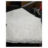 MIULEE Decorative Throw Pillow Covers for Couch Bed Livingroom 18x18 Inch Set of 2 Beige Boho Accent Throw Pllows Broadside Striped Patchwork Soft Corduroy Pillowcases