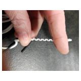 Frienda 10 Pcs Spiral Cord Protector Chargers Protector Pets No Chew Data Cable Protective Sleeve Headphone Charger Saver USB Cable Cover Wire Repair for Phone USB (Black and White)