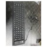 sungwoo Foldable Silicone Keyboard USB Wired Waterproof Rollup Keyboard for PC Notebook Laptop (All Black)