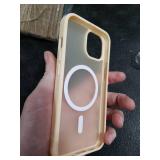 SUPFINE Magnetic for iPhone 14 Case & iPhone 13 Case (Compatible with MagSafe) (Military Grade Drop Protection) Slim Translucent Matte Shockproof Phone Cover,Sand Pink