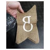 Boy or Girl Burlap Banner - Rustic Gender Reveal Banner, Baby Shower Decorations
