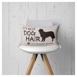 Mancheng-zi Golden Retriever Gifts - Reserved for The Dog Pillow, Decor, 12x20 Pillow Cover for Women