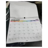 Dunwell 12x15 Wall Calendar 2026 (Colorful), Use Jan to Dec 2026, Large Lined 12 x 15 Monthly Calendar, Professional Styling for Home or Office, Premium Paper