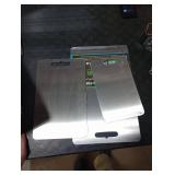 APMRQIB Titanium Cutting Boards for Kitchen,100% Pure Titanium Cutting Board Set of 3, Double Sided Non Toxic Cutting Board, Hygiene Durable Dishwash