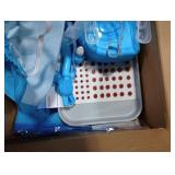 Dentist Playset for Boys with Oversized Pretend Teeth /Removable Teeth /Braces /Retainer - Kids Doctors Play Set - Teeth Model for Teaching - Role Play Toys for Kids 4-6 (Blue)