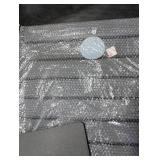 Foldable Stone Bath Mat for Bathroom with Absorbing Tray, 2-Piece Set Includes 24x16 Inch Quick Drying Diatomaceous Earth Bath Mat & 8x4 Inch Non-Slip Stone Tray for Sink, Space Saving Easy to Clean