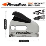 Arrow 5700 PowerShot Heavy Duty 2-In-1 Staple and Nail Gun for Wood, Upholstery, Furniture, Crafts, Fits 1/4, 5/16, 3/8, 1/2, or 9/16 Staples and 5/8 or 9/16 Brad Nails
