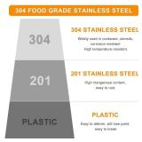 AMI PARTS WB03X24818 Gas Stove Knob Replacement for GE,100% Stainless Steel Stove Replacement Knobs PS11729081 AP5989029,Compatible with ge Stove Knob (Not Universal)