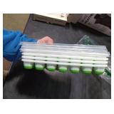 ChefAide Ice Cube Tray with Lid, 4 Packs 56 Cubes Durable Stackable Ice Cube Trays for Freezer with Removable Lids, Easy-Release Plastic & Silicone Ice Tray for Cocktail, Coffee