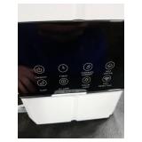 Zeova 9L/2.4Gal Smart Cool Mist Humidifier, Top Fill Quiet Humidifier Large Room, Covers 550ft, App & Remote Control, 60H Runtime, 7 Colors Light, 4 Mist Modes Humidifiers for Bedroom, Office, Whi