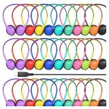 OSSZIT USB C Headphones Bulk 30 Pack for Classroom School Kids,USB Type C Headphones Class Set Compatible with Pad SmartphonesFor Boys Girls Students Travel Mixed Colors