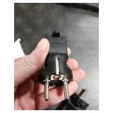 Type E/F Germany European Travel Adapter, Yinleader International Power Plug with 2 Outlet,US to Most of Europe EU German Russia French Norway Iceland Greece Korea Spain (2 Pack)