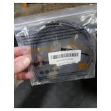 Nanxudyj AUX Cord 6ft,3.5mm Stereo Audio Cable 90 Degree Nylon Braided 3.5mm Male to Male Stereo Aux Cables Right Angle TRS Cable Portable Compatible for Headphone, car,Tablets, Speakers