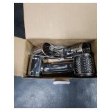 Honoson Rotary Cheese Grater Stainless Steel Handheld Rotary Parmesan Grater Cheese Cutter Slicer Shredder with 4 Stainless Drum for Grating Hard Chocolate Nuts Kitchen Tool