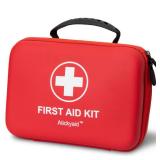 First Aid Kit 340 Piece, Premium Waterproof Hard Shell Medical Kit for Car, Home, Office, Travel, Camping, Sports, Outdoor, School - Emergency First Aid Supplies and Survival Kit