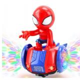 YOTOY Dancing Robot Spider Toys for Kids, Lights & Music, Automatic Steering, 360 Degree Flexible Rotation, Toy Cars for Toddlers, Birthday Gift for Ages 3 4 5 6 7 8 Years Old Boys