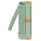 Firbon Morandi A5 Paper Cutter, Straight Small Paper Trimmer with Side Ruler for Scrapbooking Craft, Paper, Coupon, Label, Cardstock