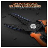 KastKing AeroVice 7.5 Fishing Pliers, 420 Stainless Steel, Uni-Body Construction, Lightweight & Corrosion-Resistant, Multi-Function Jaws, Braid Cutters, Sheath, Lanyard & Carabiner