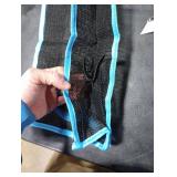 TYBONDER Trash Bags Holder,Plastic Bag Holder,Large Capacity Grocery Bags Holder,Shopping Bags Storage,Garbage Bag Holder,Breathable Mesh Small Trash Bag Organizer Dispenser (Blue)