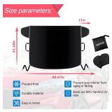 Windshield Snow Cover for Cars, Trucks, Vans - Waterproof, Windproof Winter Frost and Ice Removal Sunshade With Side Mirror Covers