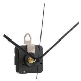 Hicarer 28 mm Long Shaft Quartz Clock Movement Clock Parts Repair Kit (Black)