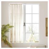 QINGYUN Tension Rod 28 to 48 inch, Adjustable Curtain Rods No Drilling Spring Rods Extendable Pressure DIY Tension Rod for Window Closet Kitchen, White