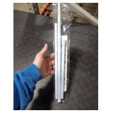 QINGYUN Tension Rod 28 to 48 inch, Adjustable Curtain Rods No Drilling Spring Rods Extendable Pressure DIY Tension Rod for Window Closet Kitchen, White