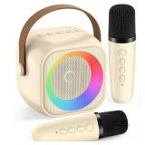 Karaoke Machine for Kids, Karaoke Gifts for Girls Ages 4, 5, 6, 7, 8, 9, 10, 12 +Year Old Birthday Party, 4-12 Years Old Christmas Toys Gift for Girls