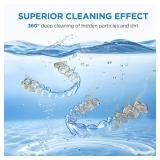Dental Ultrasonic Retainer Cleaner Machine: 45kHz Dental Cleaning Pod with Digital Timer & 200ML, Deep Cleaning for Dentures, Mouth Guards, Aligners, Night Guards, Braces, Toothbrush Heads & Jewelry