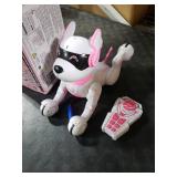 Top Race Pink Robot Dog - Remote Control Toy with Touch Function - Interactive Smart Pet with Voice Commands, Dancing, Animal Sounds - Robotic Puppy for Kids, 3 Years Up