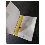 POPRUN Monthly Planner 2026-2027 (Large 8.5 x 10.5) 18 Months Calendar Book(Jan 2026 - Jun 2027) - 4 Pages per Month with Expense & Notes, Stair-like tabs, Leather Cover, Sunday Start - Burgundy